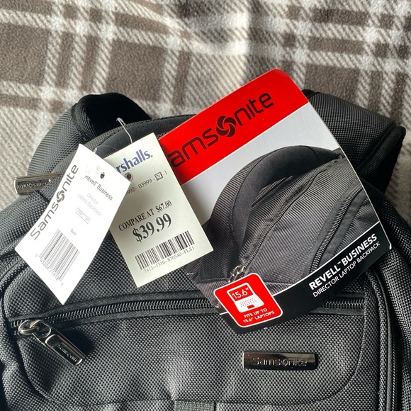 Brand New Black Samsonite Backpack - Picture 3 of 4